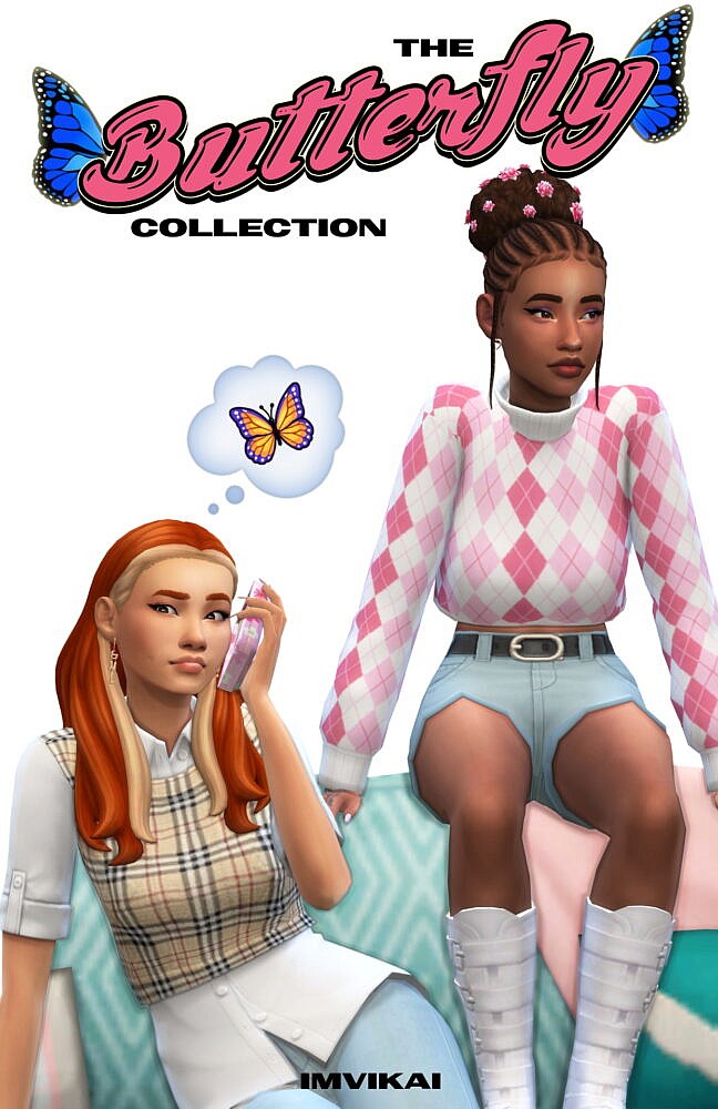 Sims 4 THE BUTTERFLY COLLECTION at Vikai
