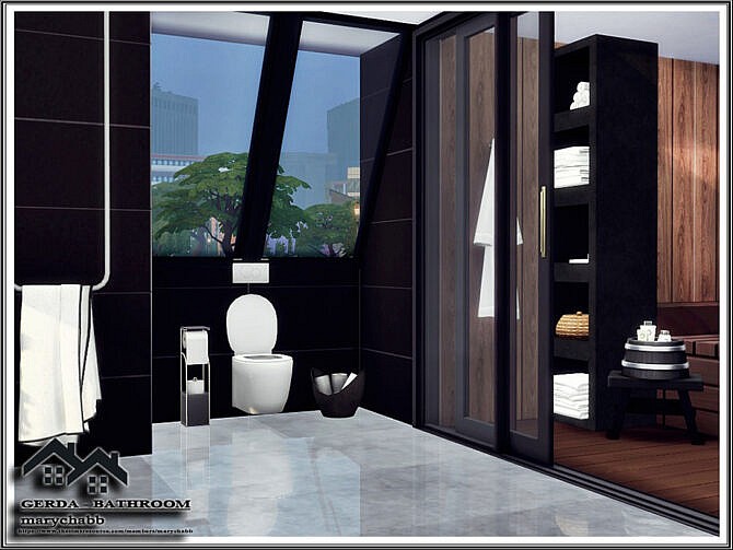 Sims 4 GERDA Bathroom by marychabb at TSR