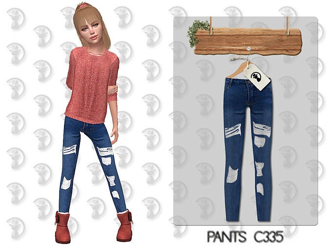 Sims 4 Pants C335 by turksimmer at TSR