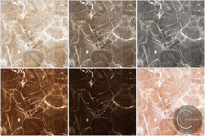 Sims 4 Marble Tiles (Glossy) at Cross Design