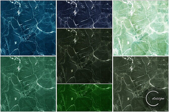 Sims 4 Marble Tiles (Glossy) at Cross Design