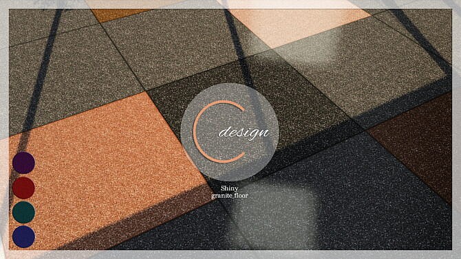 Sims 4 Shiny Granite Floor at Cross Design