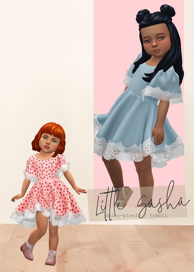 Sims 4 Little Sasha Dress at Daisy Pixels