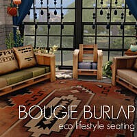 Bougie Burlap Eco Lifestyle Seating
