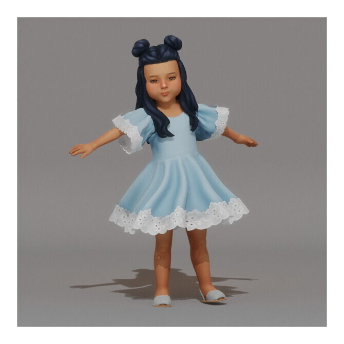 Sims 4 Little Sasha Dress at Daisy Pixels