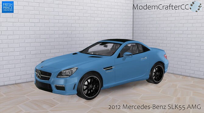 Sims 4 2012 Mercedes Benz SLK55 AMG at Modern Crafter CC