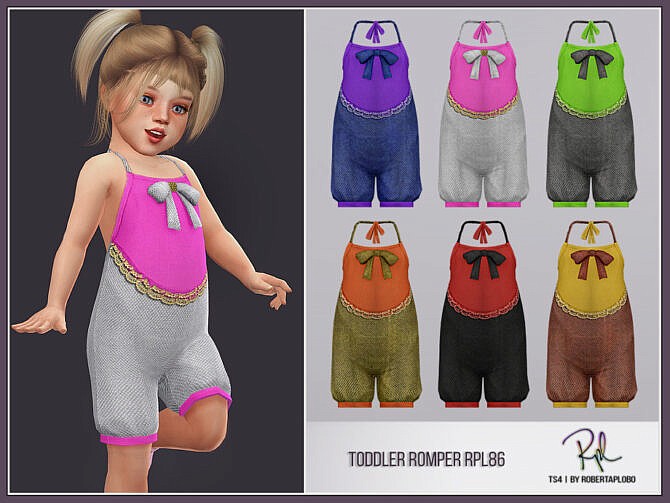 Sims 4 Toddler Romper RPL86 by RobertaPLobo at TSR