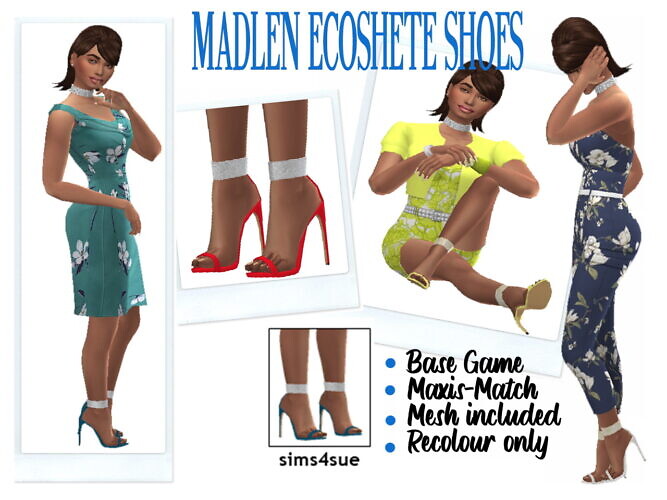 Madlen’s Ecoshete Shoes At Sims4sue