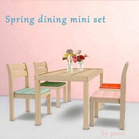 Spring Dining Mini Set By Pocci