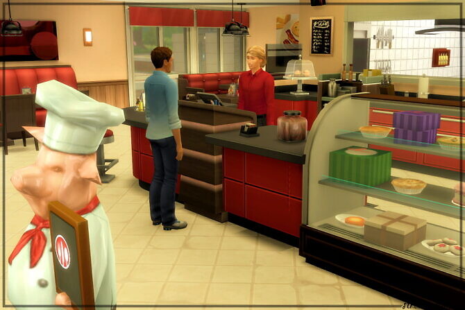 Sims 4 VIPs Breakfast Diner at Strenee Sims