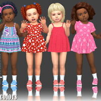 Nitropanic Toddler Dress Recolors At Annett’s Sims 4 Welt