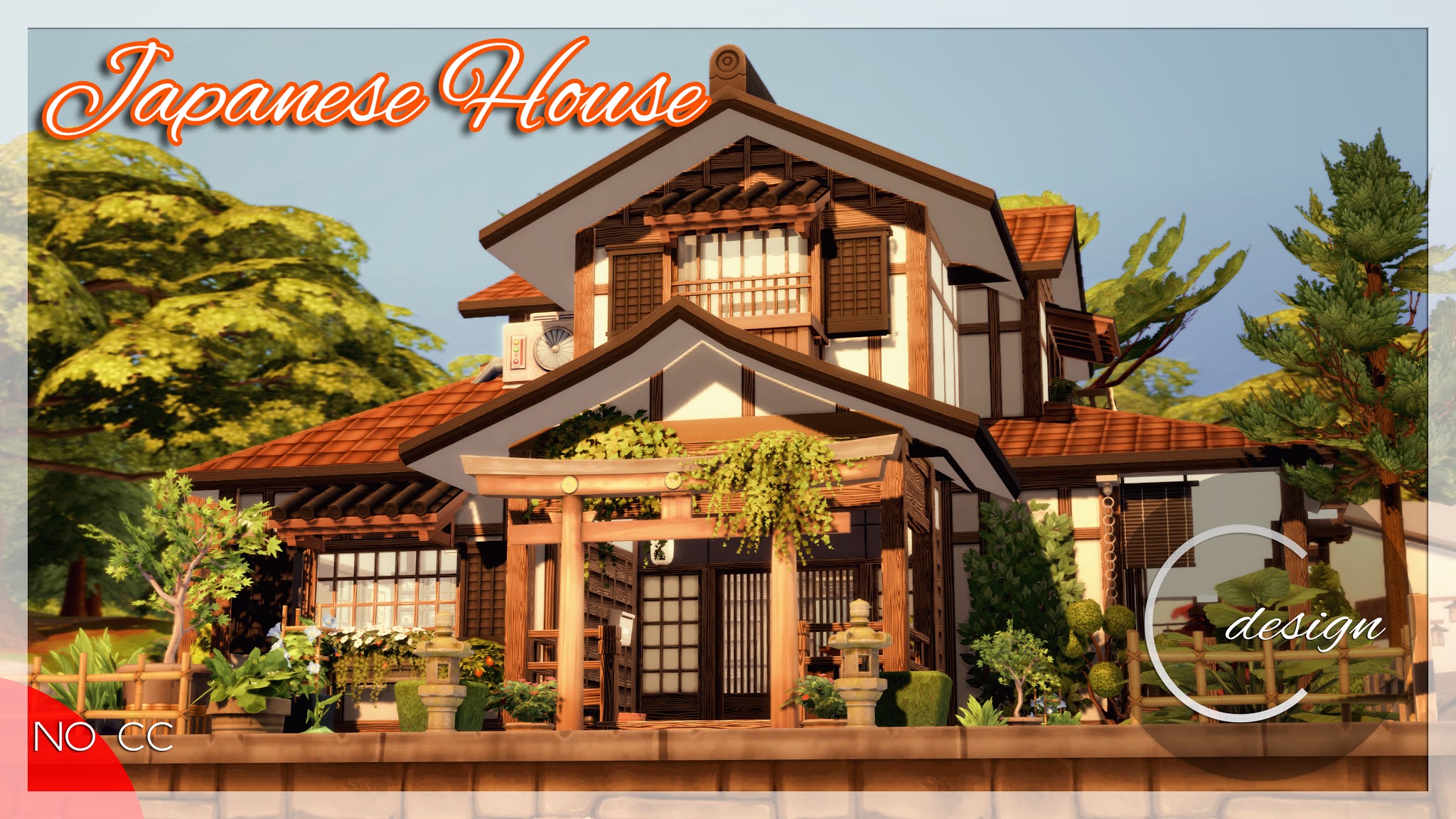 Japanese House Duo Cubes At Cross Design Sims 4 Updates