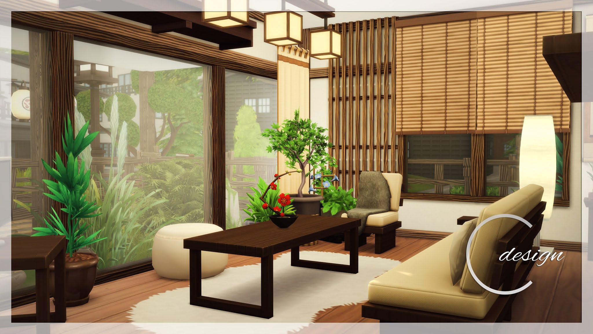 Japanese House + Duo Cubes at Cross Design » Sims 4 Updates