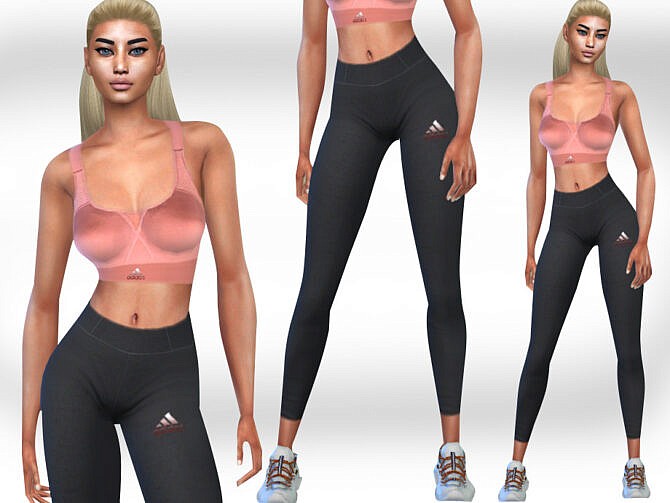 Sims 4 Fitness Outfit by Saliwa at TSR