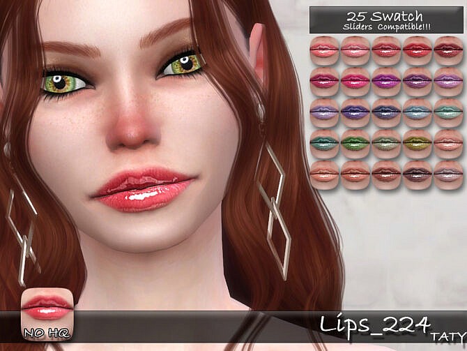 Sims 4 Lips 224 by tatygagg at TSR