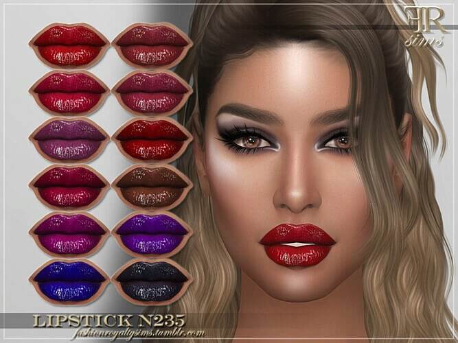 Frs Lipstick N235 By Fashionroyaltysims