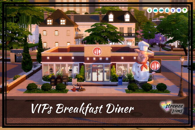 Vips Breakfast Diner At Strenee Sims