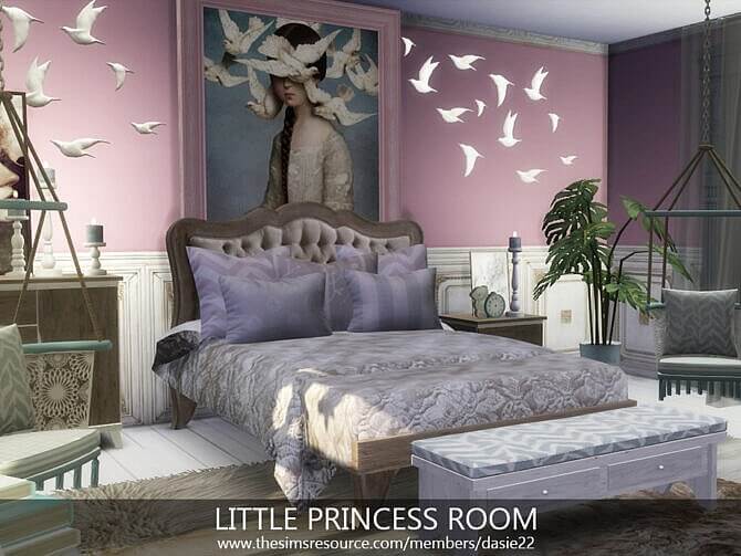 Sims 4 Little Princess Room by dasie2 at TSR