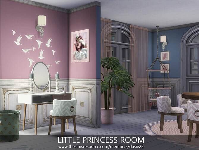 Sims 4 Little Princess Room by dasie2 at TSR