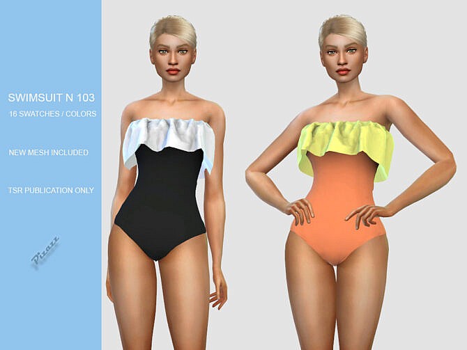 Sims 4 SWIMSUIT N103 by pizazz at TSR