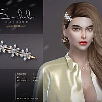 3 Flowers Hairpin 202106 By S-club Ll