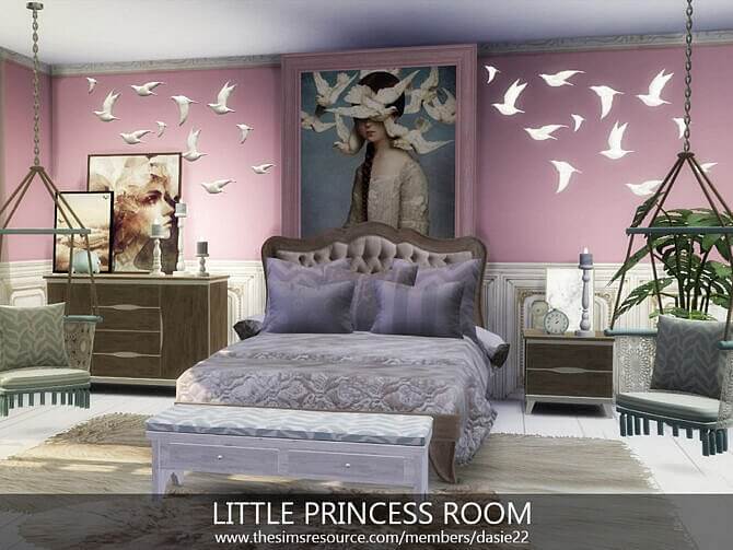 Sims 4 Little Princess Room by dasie2 at TSR