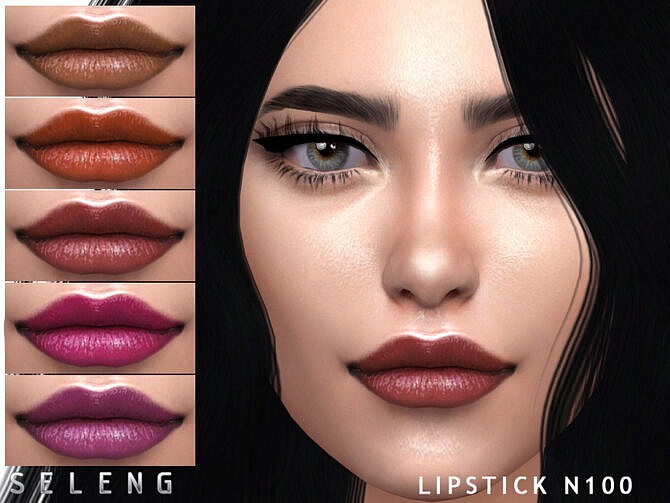 Sims 4 Lipstick N100 by Seleng at TSR