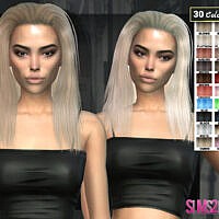 Dara Hair 9 By Sims2fanbg