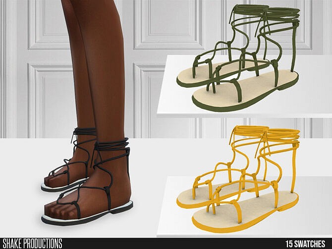 Sims 4 635 Sandals by ShakeProductions at TSR