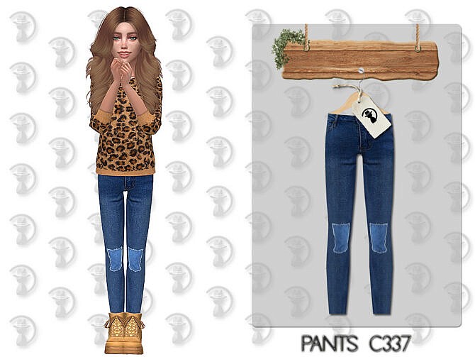Sims 4 Pants C337 by turksimmer at TSR