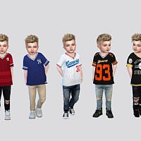 Sports Jersey Tee Toddler By Mclaynesims