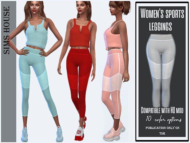 Sims 4 Sports leggings by Sims House at TSR