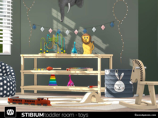 Sims 4 Stibium Toddler Room Toys by wondymoon at TSR