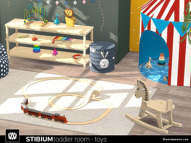 Sims 4 Stibium Toddler Room Toys by wondymoon at TSR