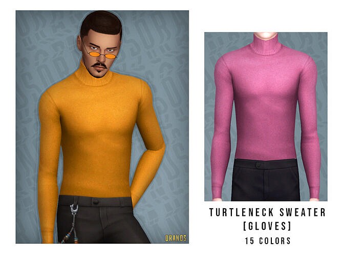 Turtleneck Sweater by OranosTR at TSR » Sims 4 Updates
