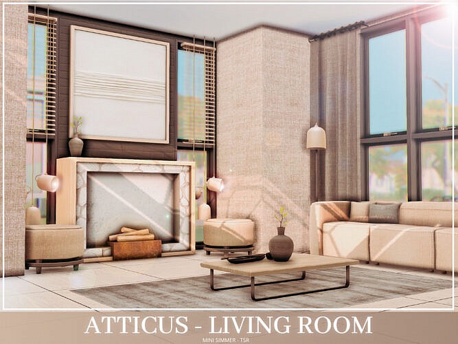Atticus Living Room By Mini Simmer