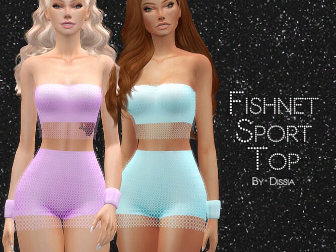 Fishnet Sport Top By Dissia
