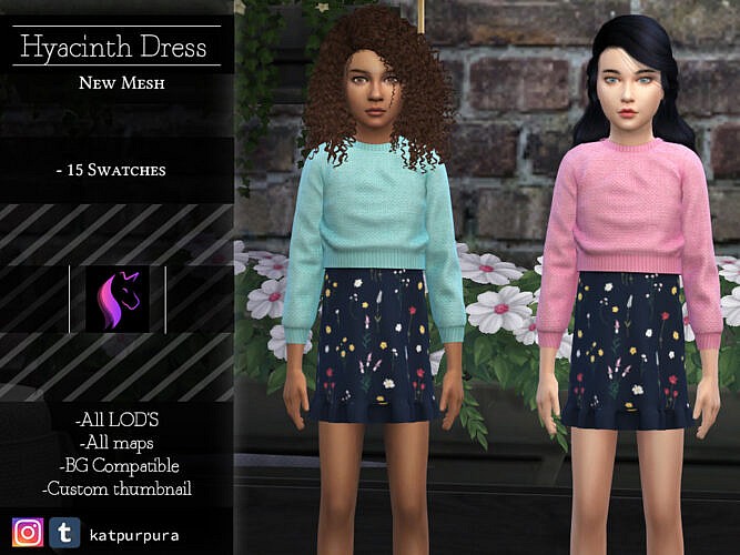 Hyacinth Dress By Katpurpura