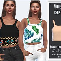 Crop Top By Sims House