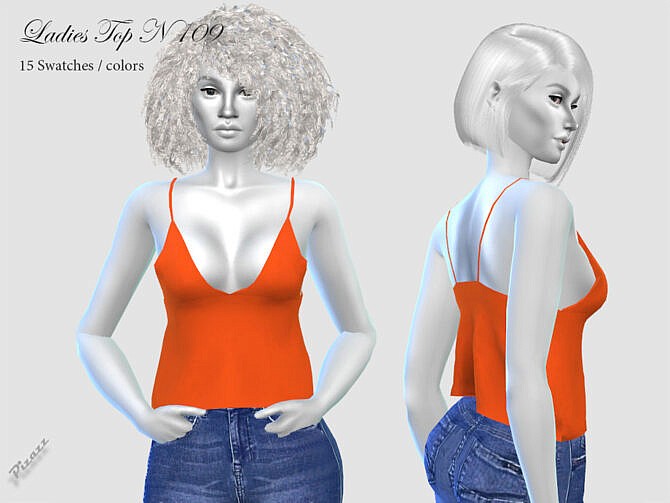 Sims 4 LADIES TOP N109 by pizazz at TSR