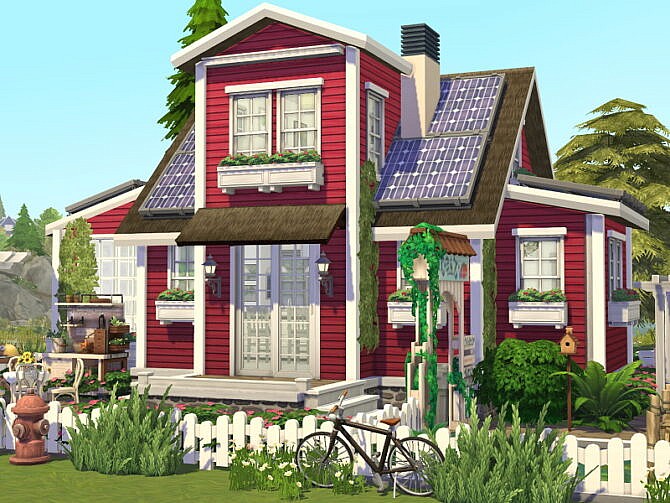 Sims 4 Scandinavian House by Flubs79 at TSR