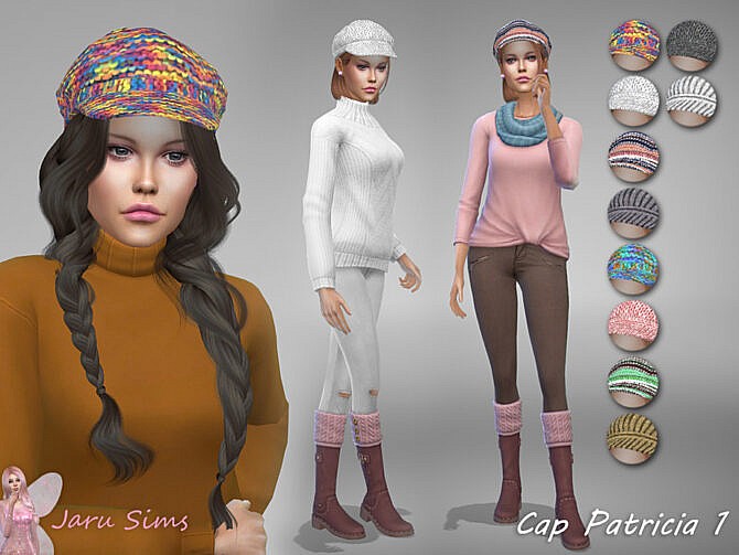 Sims 4 Cap Patricia 1 by Jaru Sims at TSR