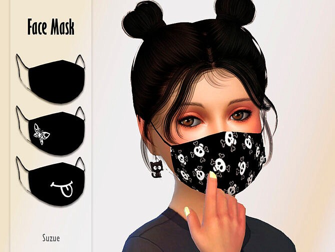 Child Face Mask by Suzue at TSR » Sims 4 Updates