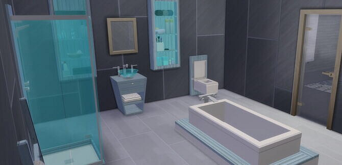 Sims 4 Ava Bathroom at LIZZY SIMS