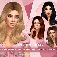 Sunshine Hair By Sonyasimscc
