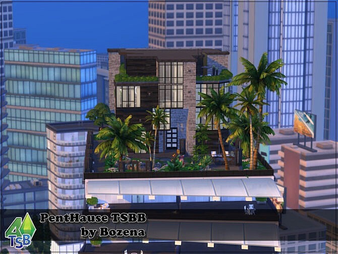 Sims 4 Penthouse TSBB by bozena at TSR