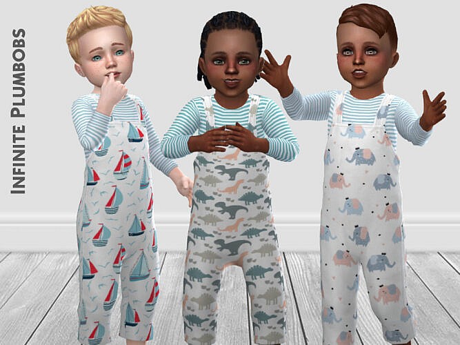Toddler Cute Dungarees By Infiniteplumbobs