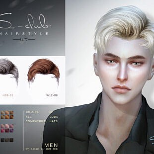 Hair edit at David Sims » Sims 4 Updates
