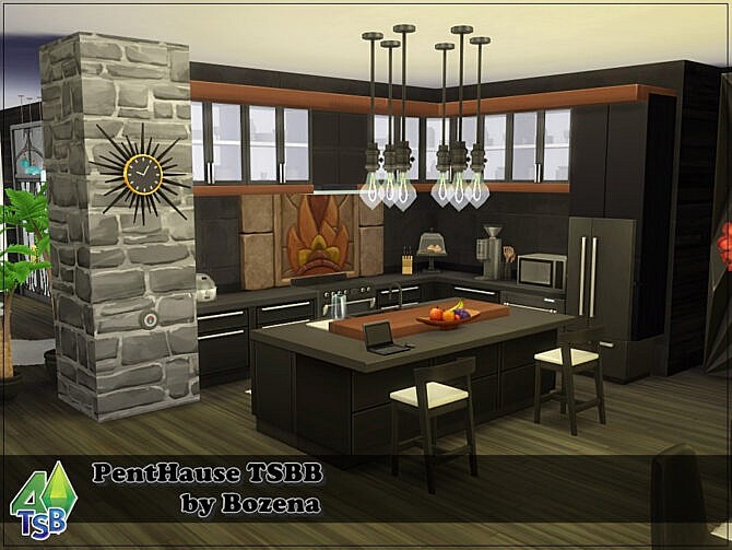 Sims 4 Penthouse TSBB by bozena at TSR