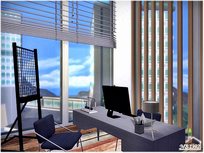 Sims 4 Simple Office by nobody1392 at TSR
